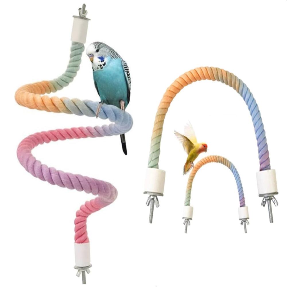 Generic perchoir corde-gradient 80 cm, favorise l'exercice et le divertissement des oiseaux.