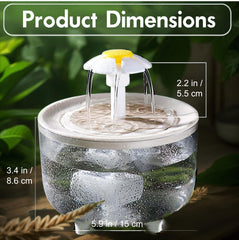 Generic pompe bain d'oiseau silencieuse — fonctionnement discret.