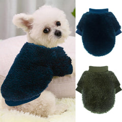 Pull polaire Generic pour petit chien bleu, chaleur douce pour les promenades hivernales.
