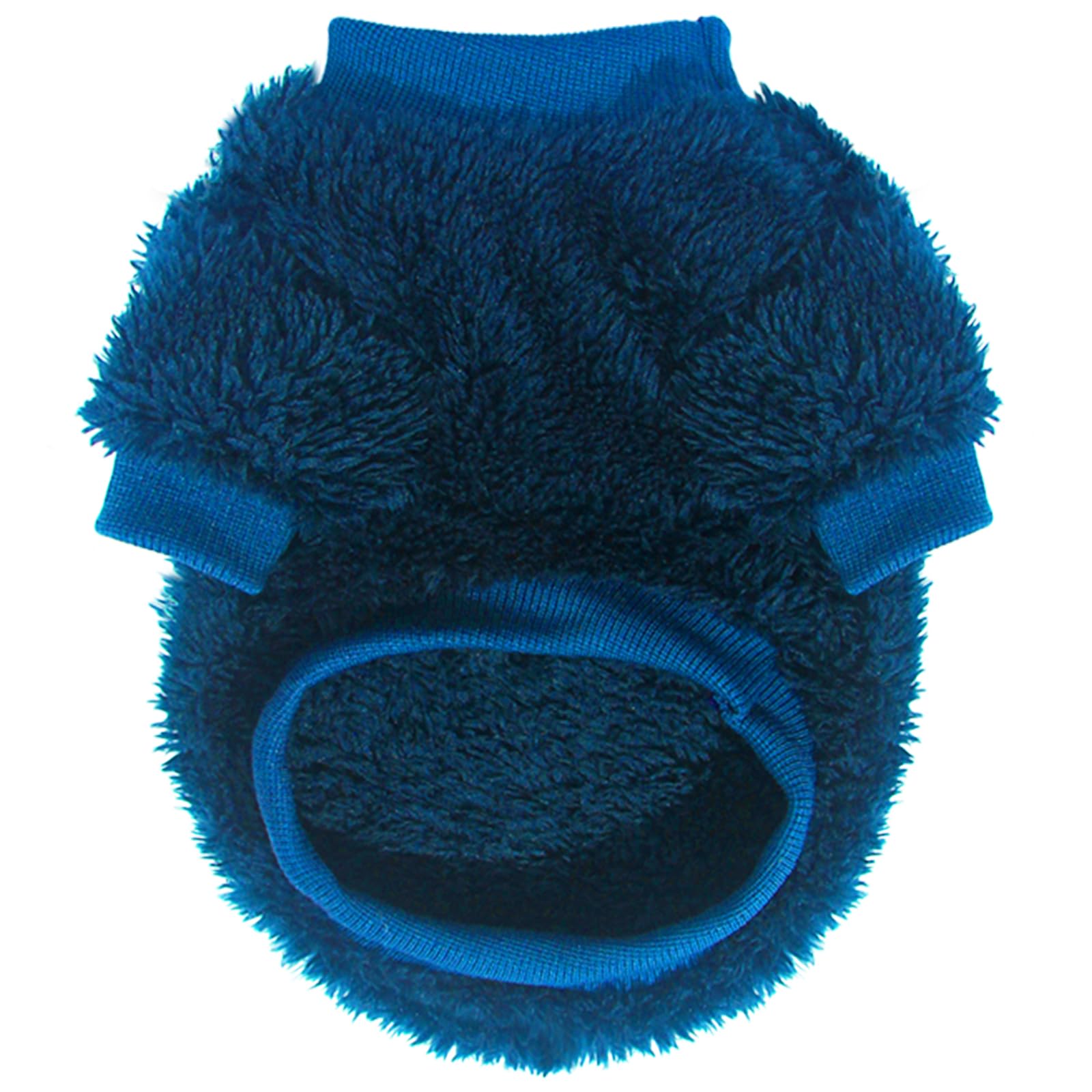 Chien portant le pull vert foncé Generic, parfait pour activités en plein air.