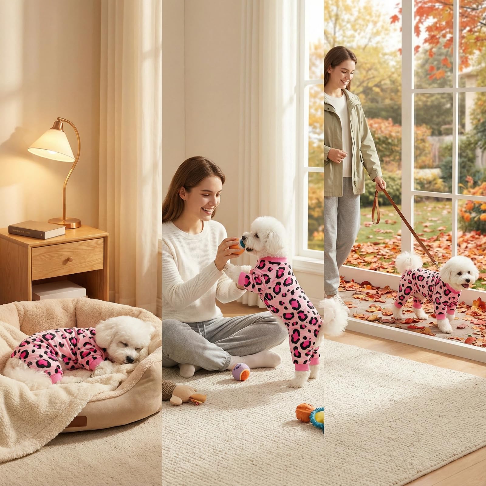 Generic pyjama-chien-apaisant, guide-taille, conseils précis de mesure