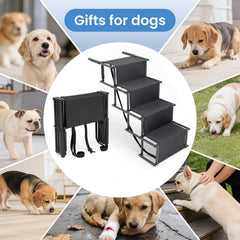 Generic rampe chien-pliable-pour-voyage facilite le rangement dans le véhicule.