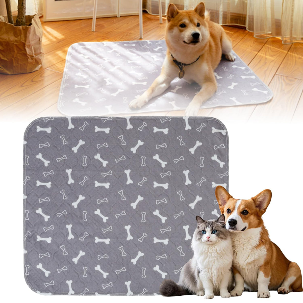 Generic Tapis-pipi chiot absorption rapide pour entraînement et propreté à domicile.