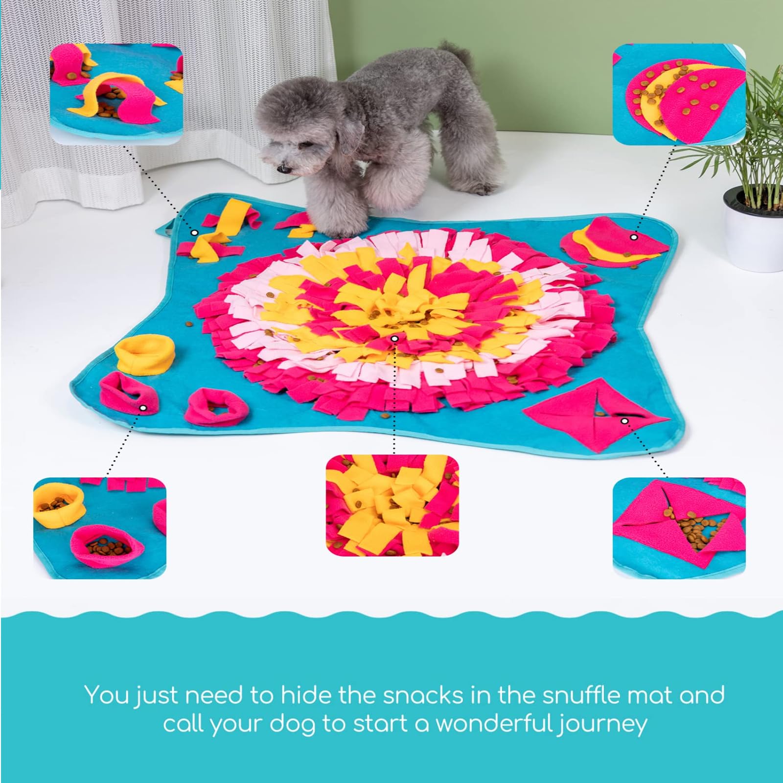 Tapis de recherche olfactive générique stimulation mentale sans pression.