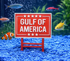 L'affiche MAGA Generic pour aquarium, décor accrocheur et amusant pour tout bac.