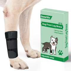 GenetGo attelle patte avant en néoprène rouges, soutien durable des articulations pendant l'activité