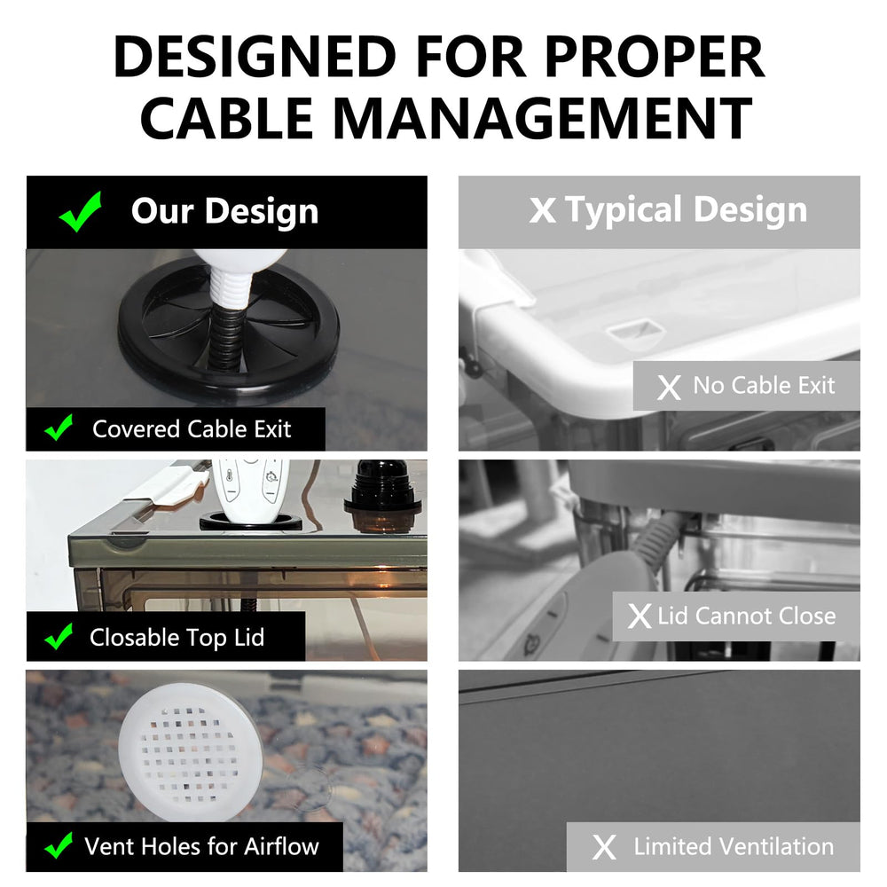 Geniprem ouvertures de ventilation et porte double.