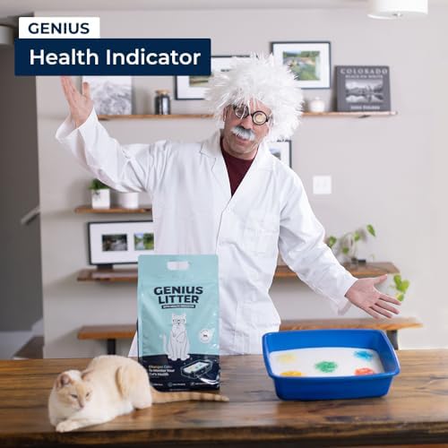Genius Litter controle des odeurs : absorption rapide et bac a litiere frais