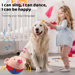 Geojec doudou interactif pour chien, voix et musique intégrées.