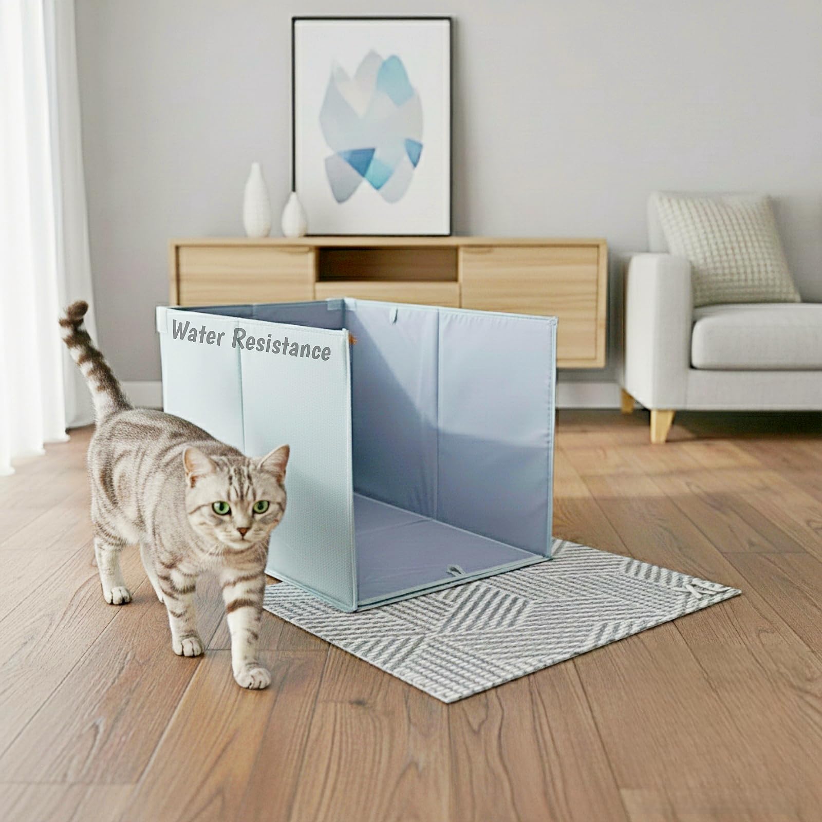 Gesomepurrz boîté-litière extérieure grand format offrant espace privé au chat