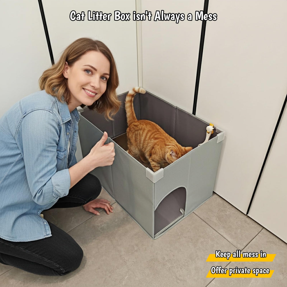 Gesomepurrz nettoyage facile litiere enclosure entretien rapide