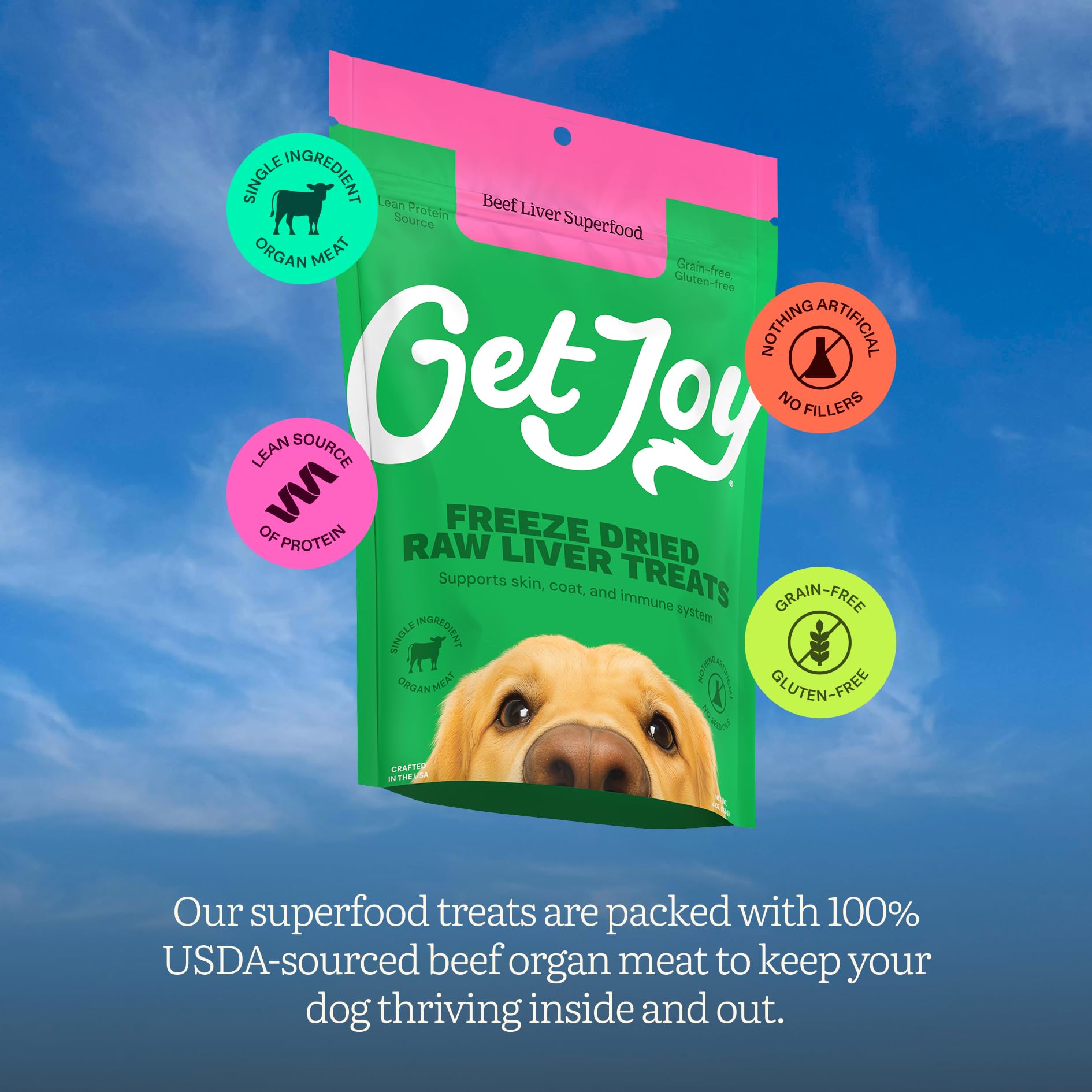Get Joy fabrication aux États-Unis, contrôle qualité par des experts.