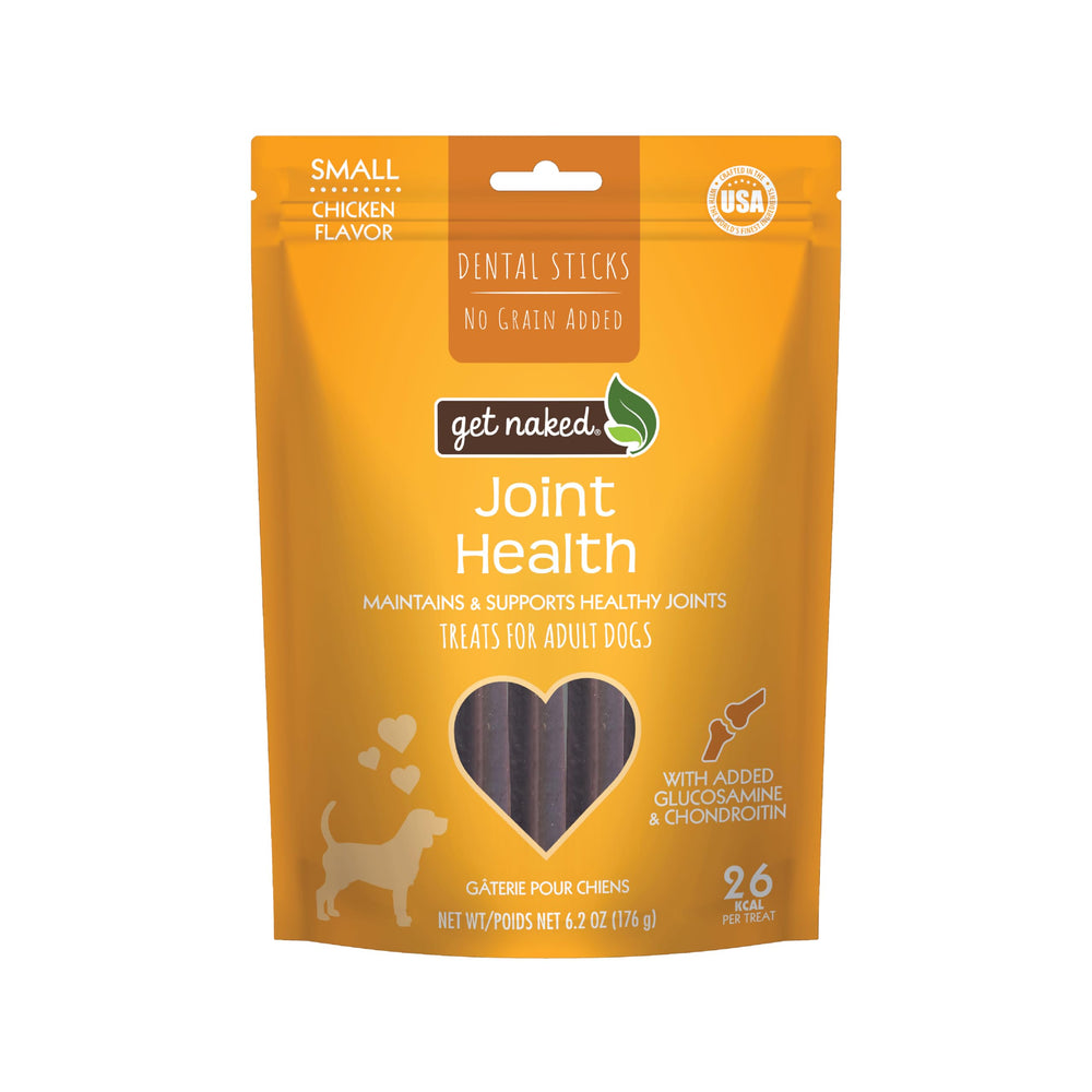 Get Naked Joint Health, batonnet dentaire poulet pour articulations potentielles.