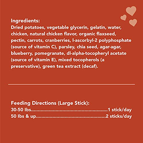 Texture ferme favorisant la mastication et l'hygiène bucco-dentaire.