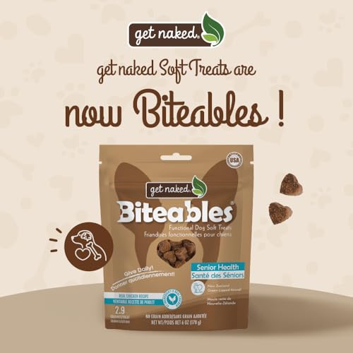 Get Naked Biteables bouchées douces au poulet pour dents sensibles.
