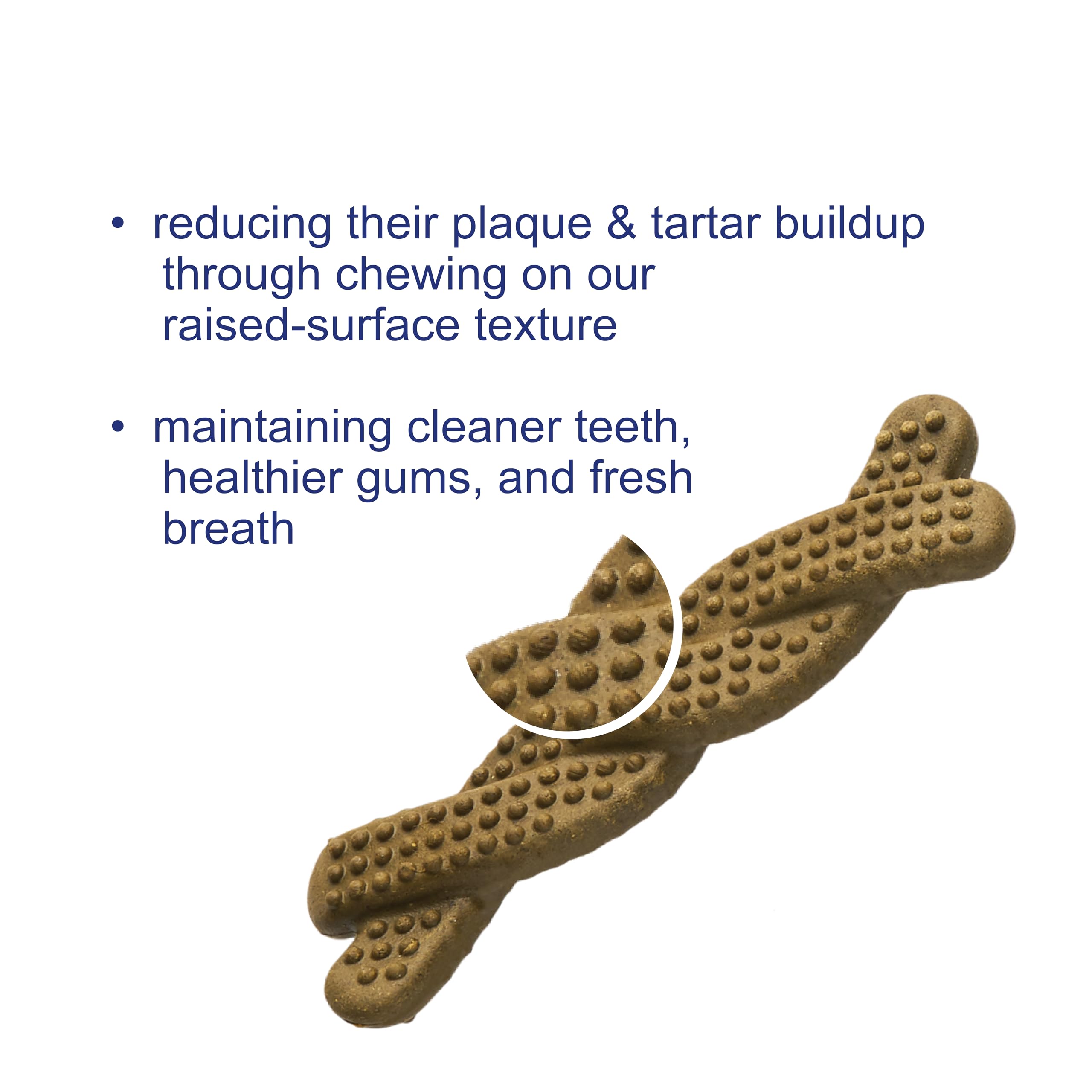 Get Naked os dentaire réduction plaque tartre pendant la mastication.