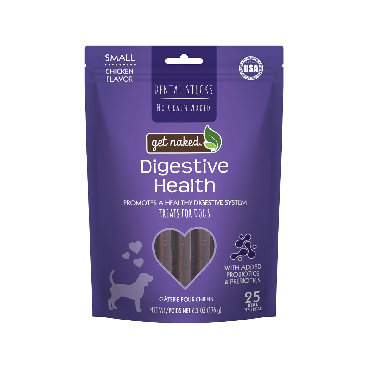 Get Naked sachet santé intestinale, emballage sans gluten