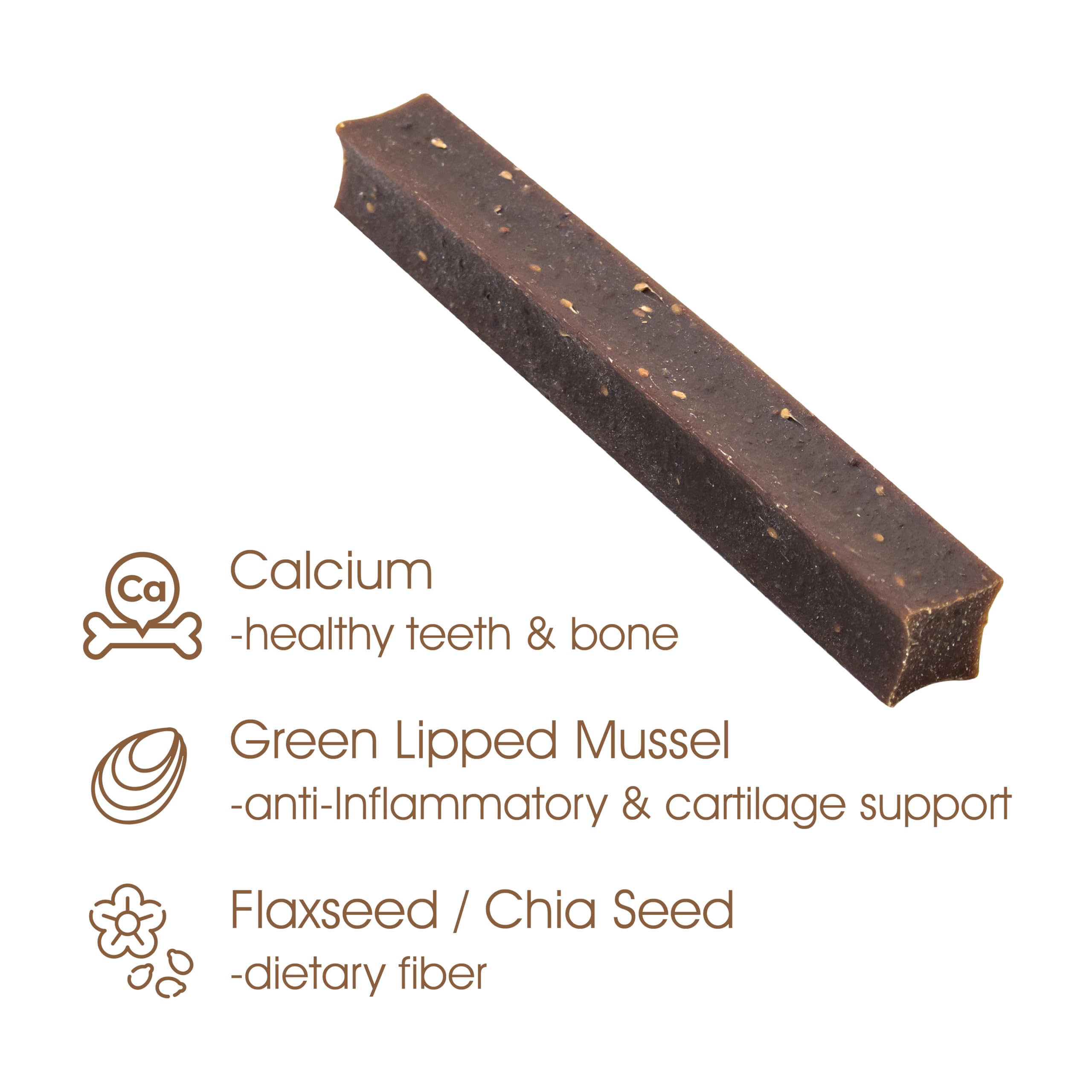 Get Naked sticks dentaires sans gluten et sans céréales, friandise dentaire adaptée.