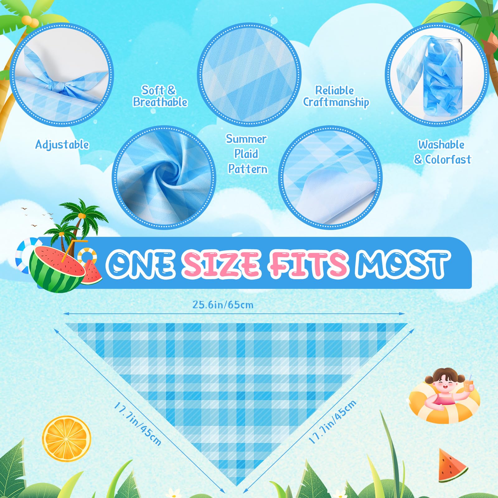 Geyoga bandanas ajustables pour chien et chat, ajustement facile.