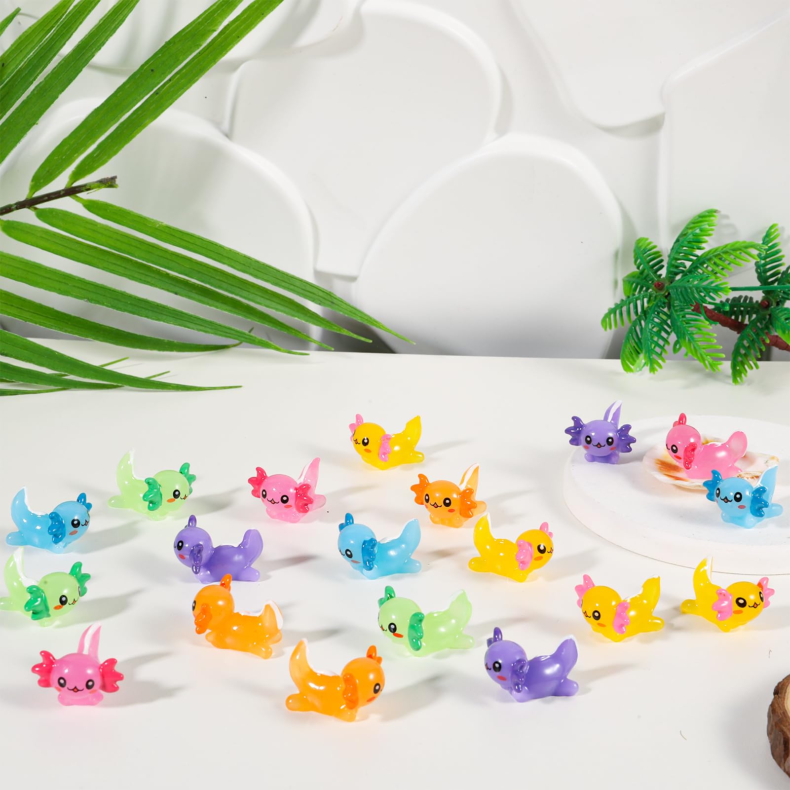 GGSTDDUP axolotl pour jardin-miniature, cadeau idéal pour anniversaire.