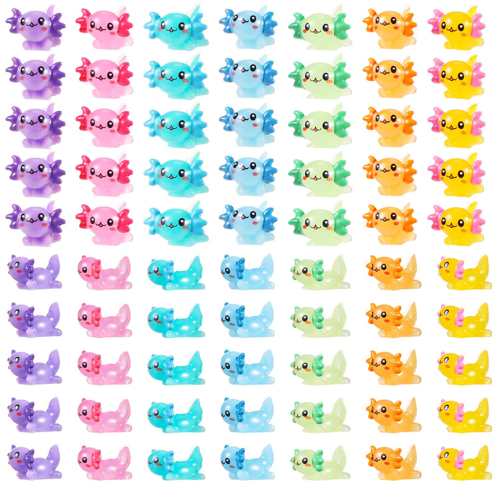 GGSTDDUP axolotl miniature en résine, ensemble 70 pièces pour jardin féerique.
