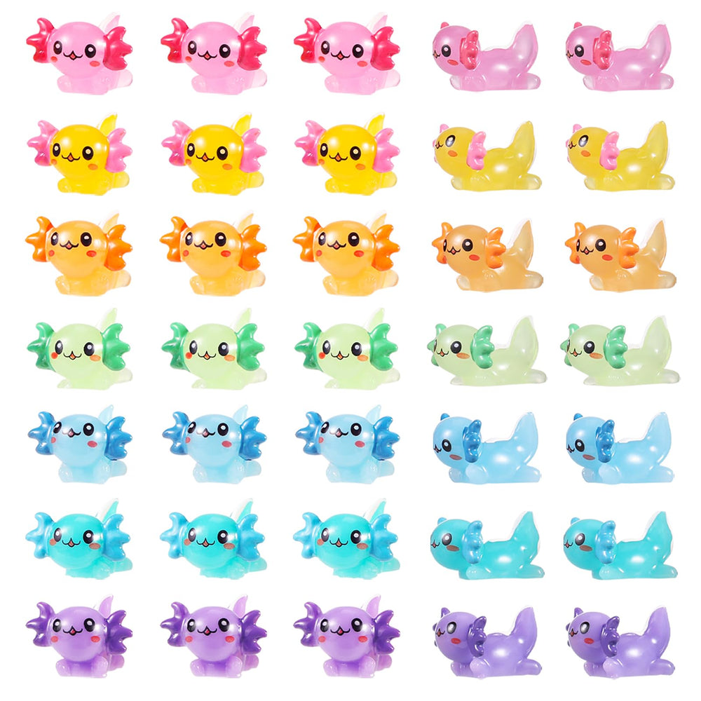 Axolotl en résine vert GGSTDDUP – décor féerique pour jardin miniature et aquarium