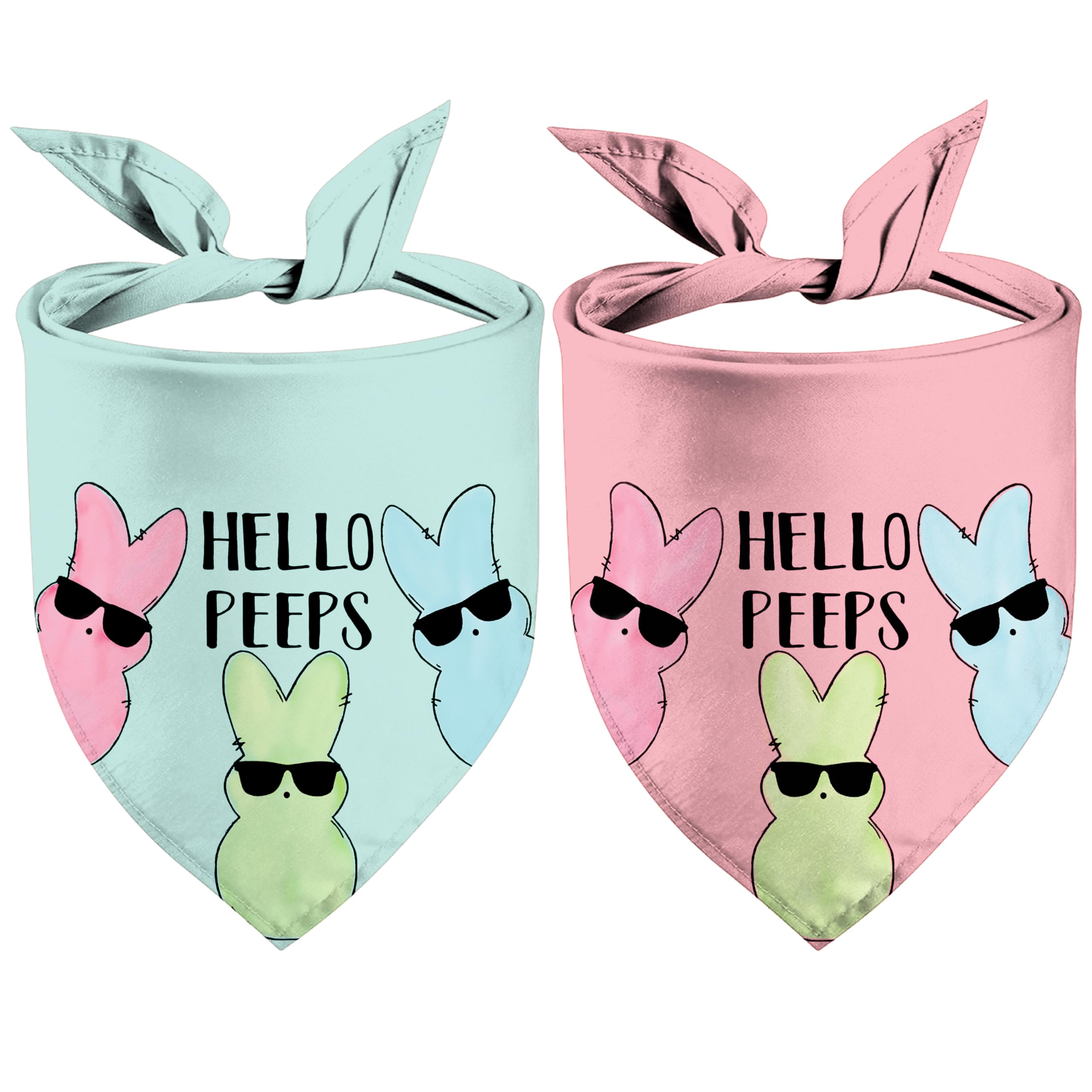 Bandana GHSJYO paquets pour chien Paques bon lapin, style festif et élégant.