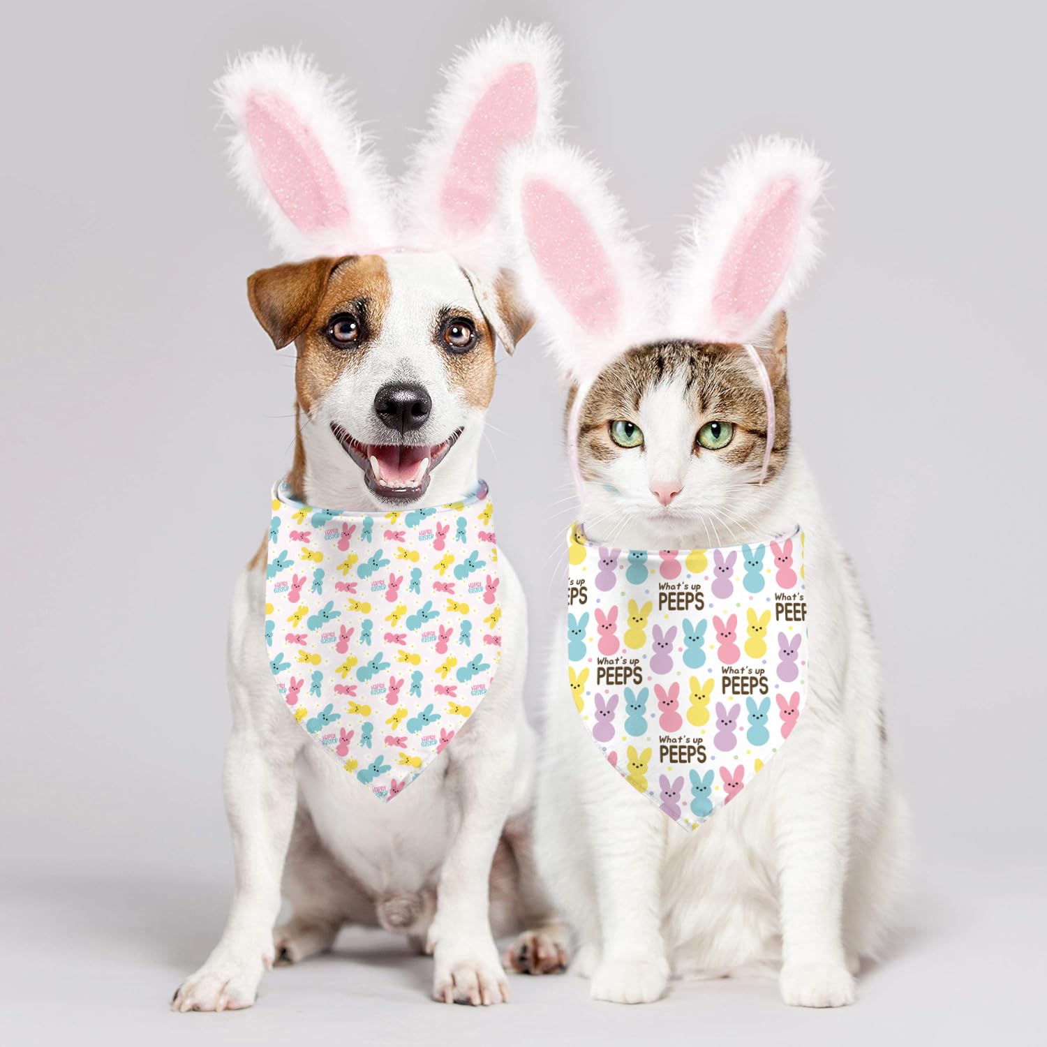 GHSJYO bandanas chien paques polyester doux : confort et couleur éclatante