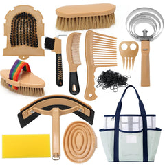 GHWMYD kit soin cheval : ensemble 13 pièces pour toilettage complet et pratique