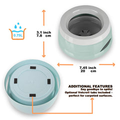 GIYOXIMA – surface flottante montrant la régulation douce de l’apport en eau.
