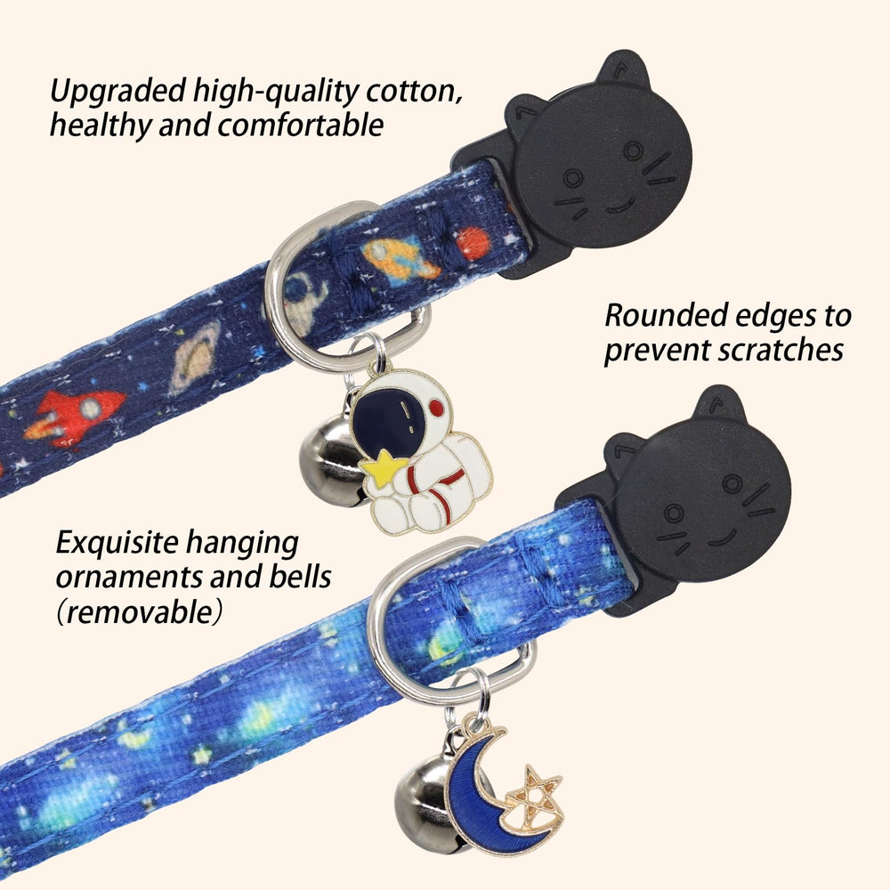 Collier Giecooh ajustable et doux, convient à chaton et chat adulte.