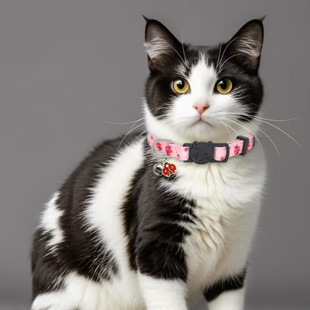 Giecooh collier avec cloche, utile pour repérer rapidement votre chat à la maison.