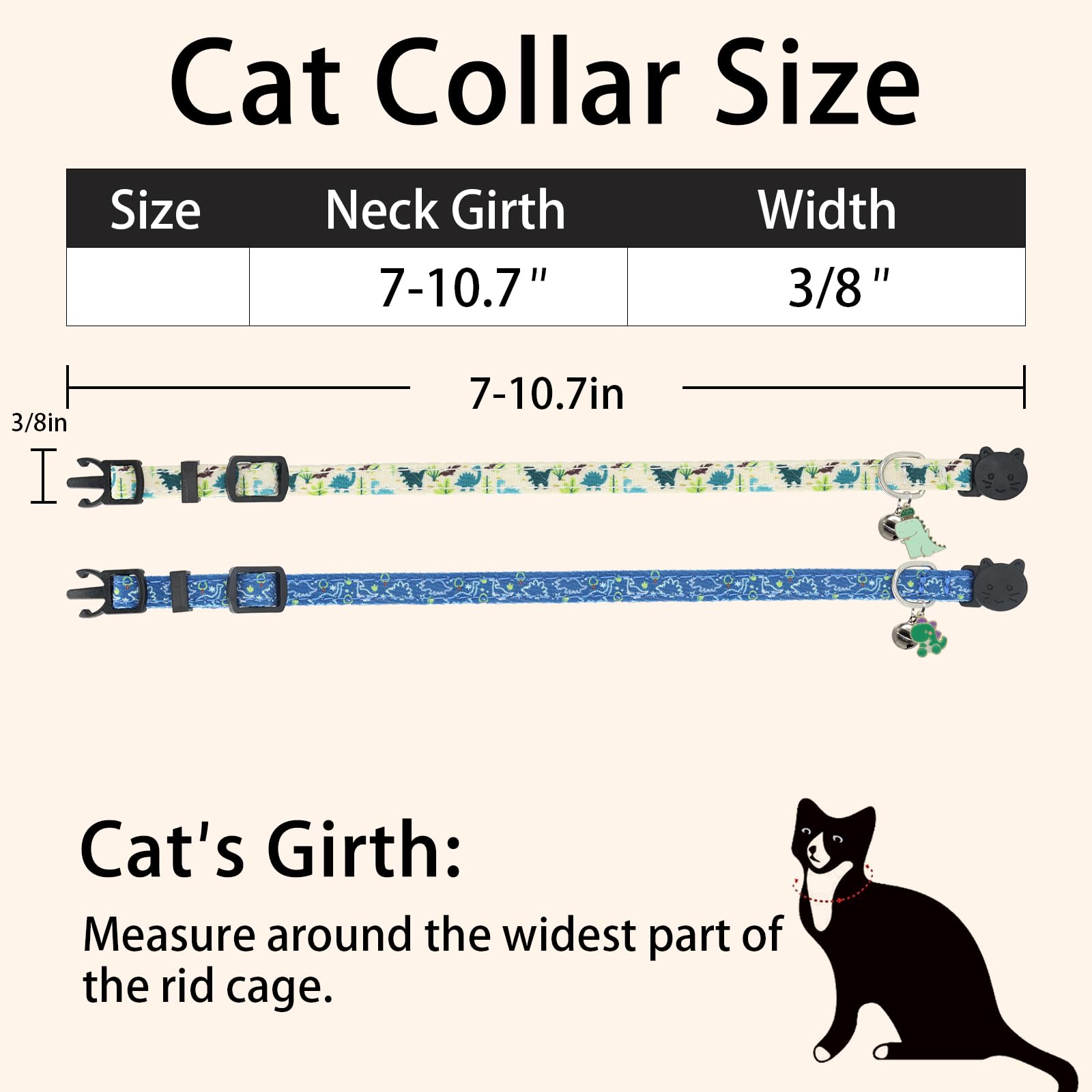 Boucle rupture et douceur du coton, sécurité accrue pour chats.