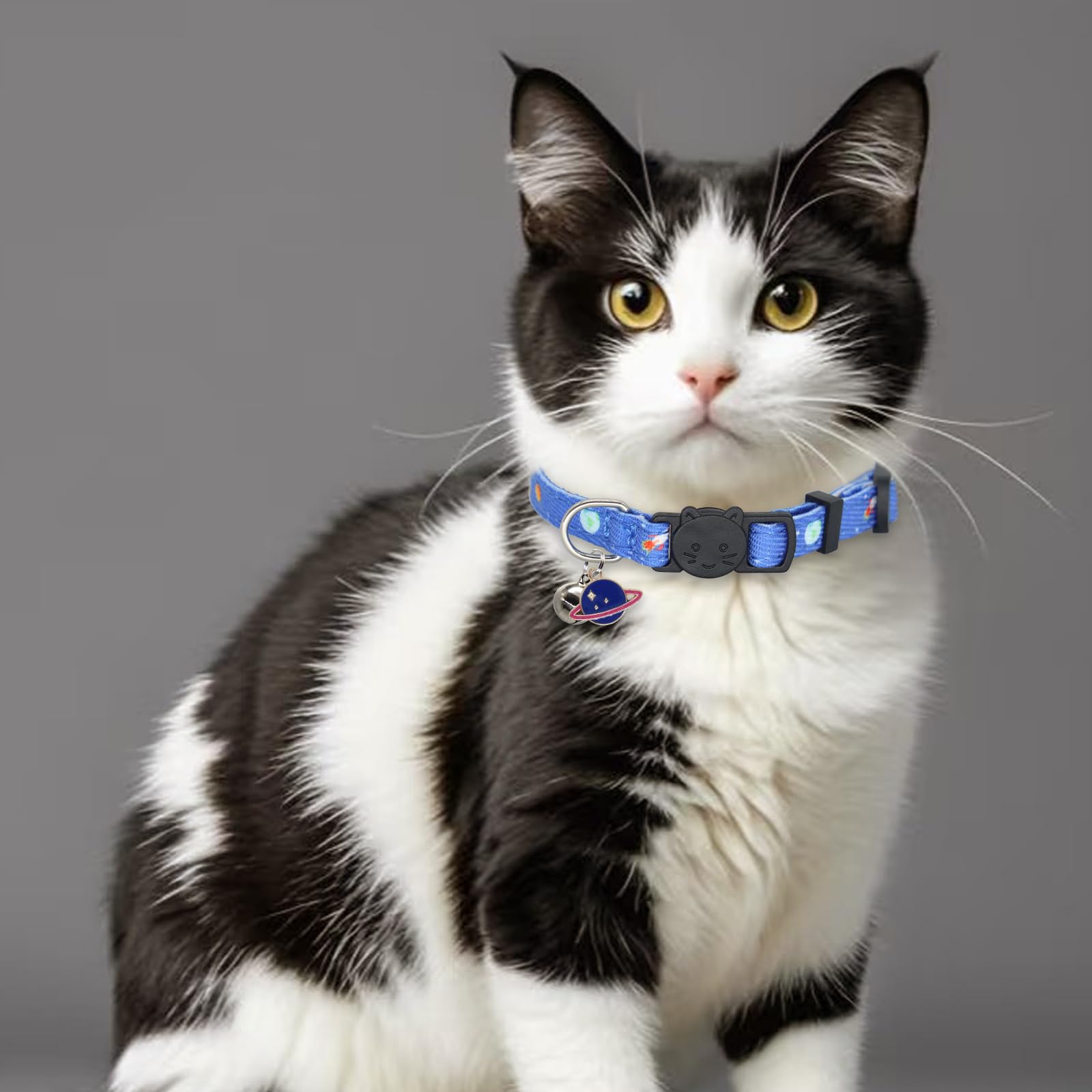 Giecooh collier coton doux avec sécurité, usage quotidien
