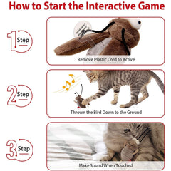 Gigwi grillon-électronique pour chat – cri réaliste et jeu actif.