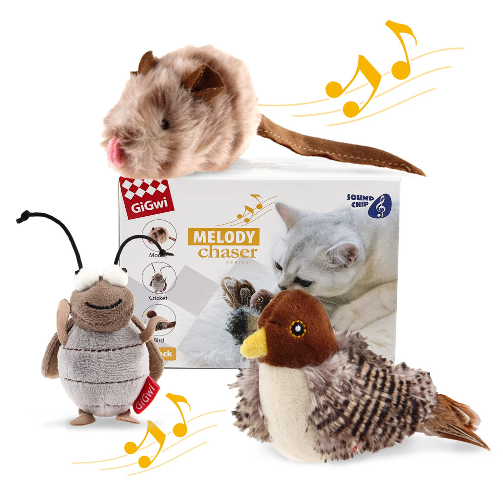 Gigwi pack jouets pour chats d’intérieur sécurité et plaisir