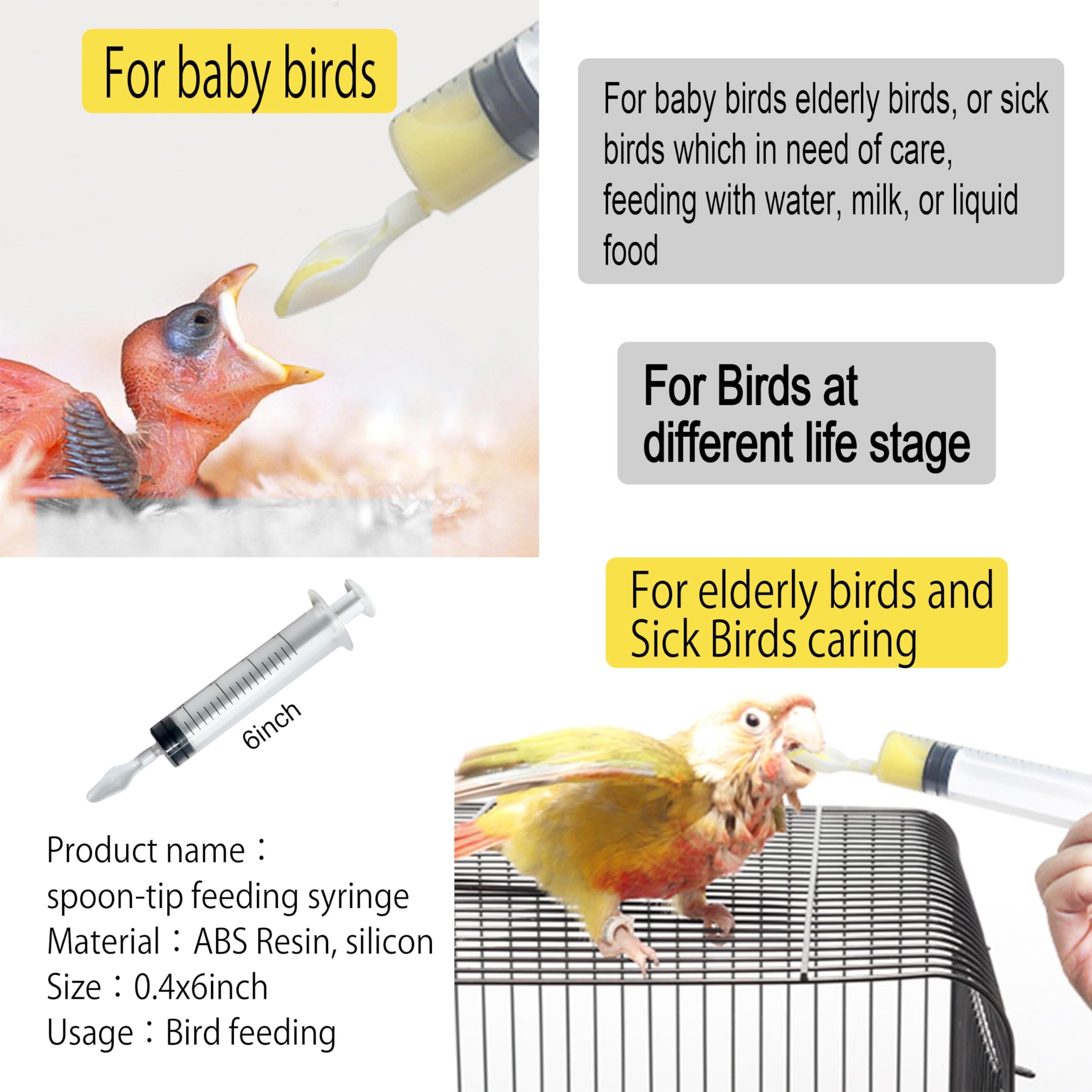 Giiiiump adaptable pour divers oiseaux, convient aux passereaux et perroquets