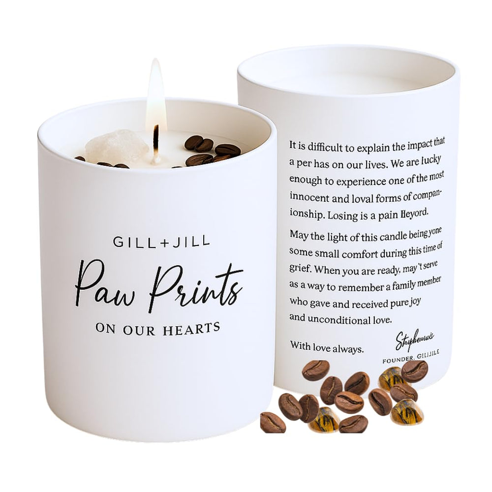 Bougie Gill + Jill pont-arc-en-ciel – symbole de souvenir et réconfort durable