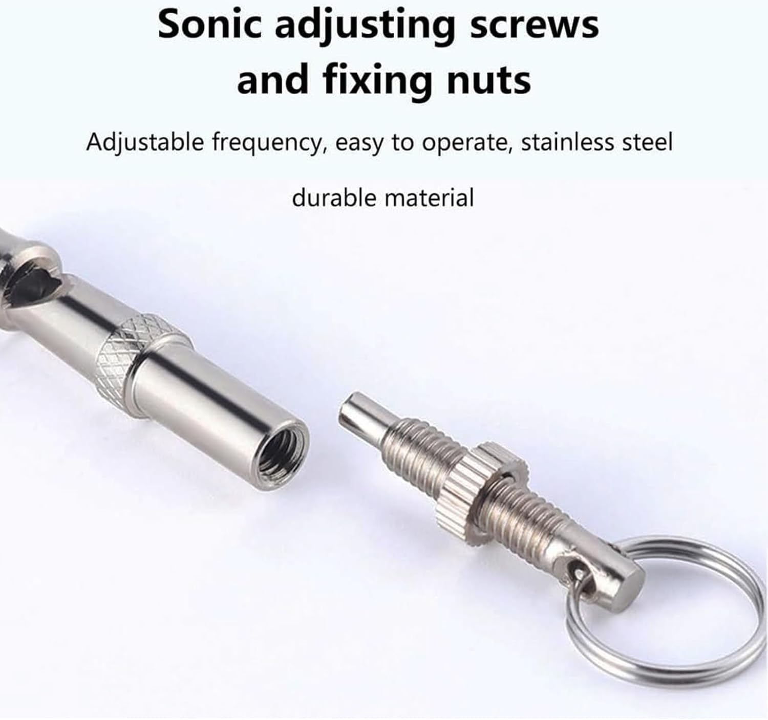 Gill&Sons sifflet en acier inoxydable, durable pour chiens de tous âges.