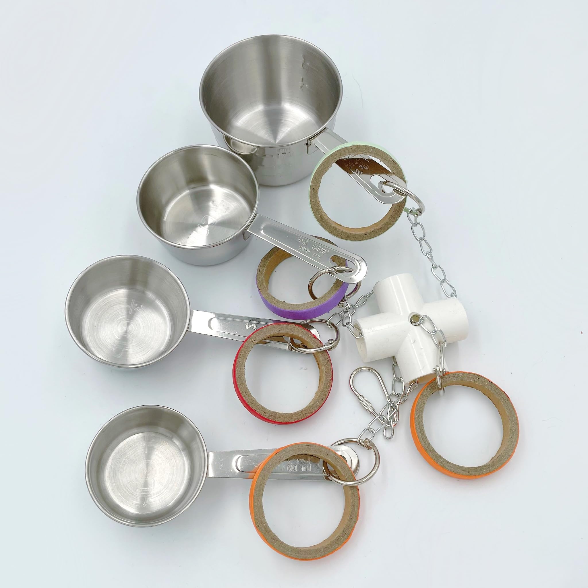 Jouet GILYGI – chaîne en acier inoxydable, connexion sûre et durable.
