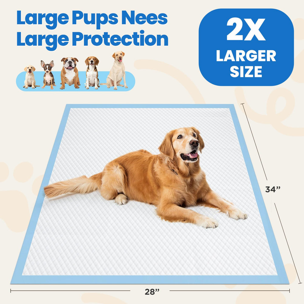 Gimars Tapis Pipi XL 100 pièces, grande valeur pour l’entraînement prolongé.