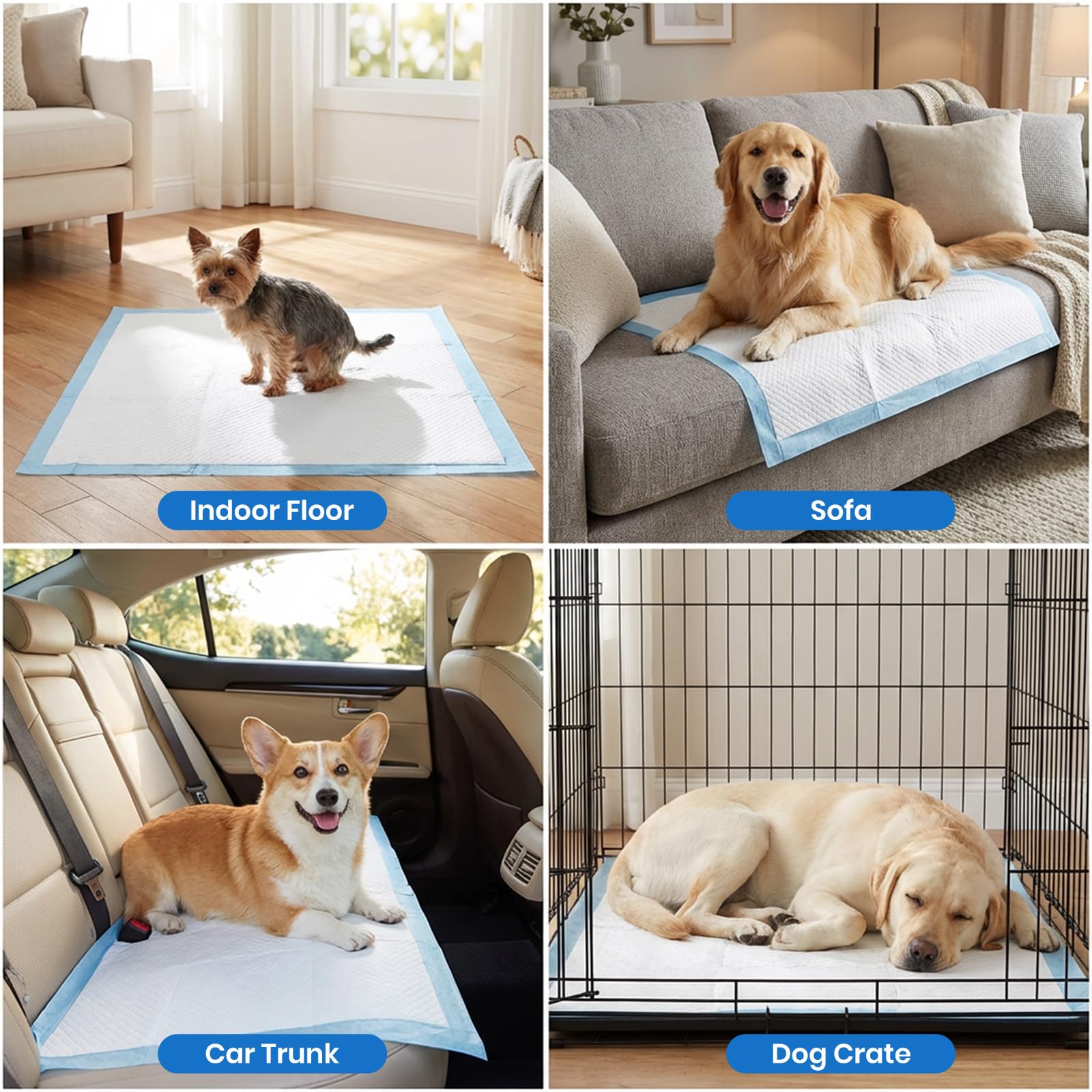 Gimars Tapis Pipi XL, parfait pour l’utilisation en intérieur et pièces dédiées.