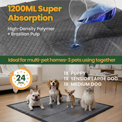Gimars XXXL: tapis grand format 79x120 cm pour une couverture optimale du sol