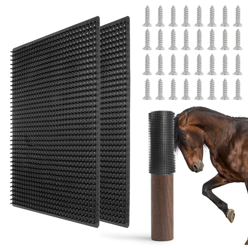 GINDOOR brosse-grattage-cheval pour massage sûr et réconfortant
