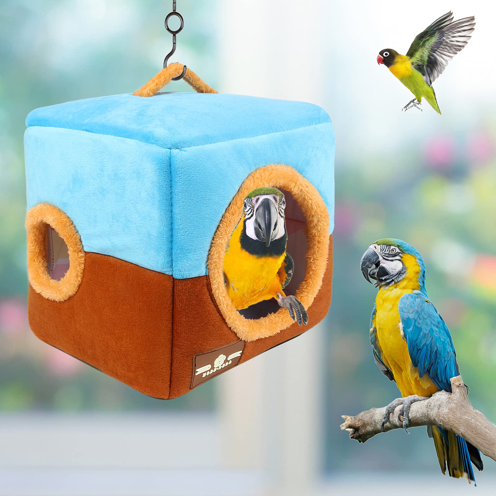 GINDOOR peut accueillir petits animaux, cachette confortable dans la cage