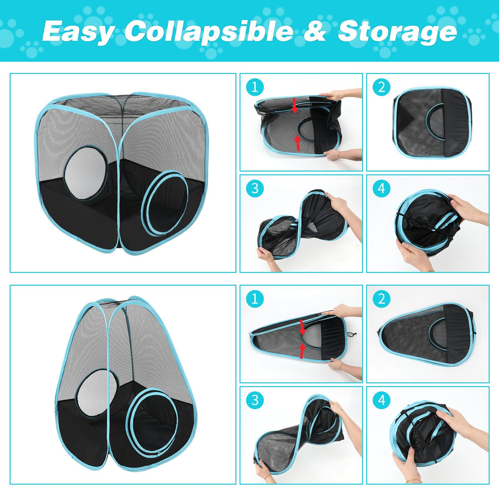 GINDOOR enclos en maille respirante, confort et ventilation.