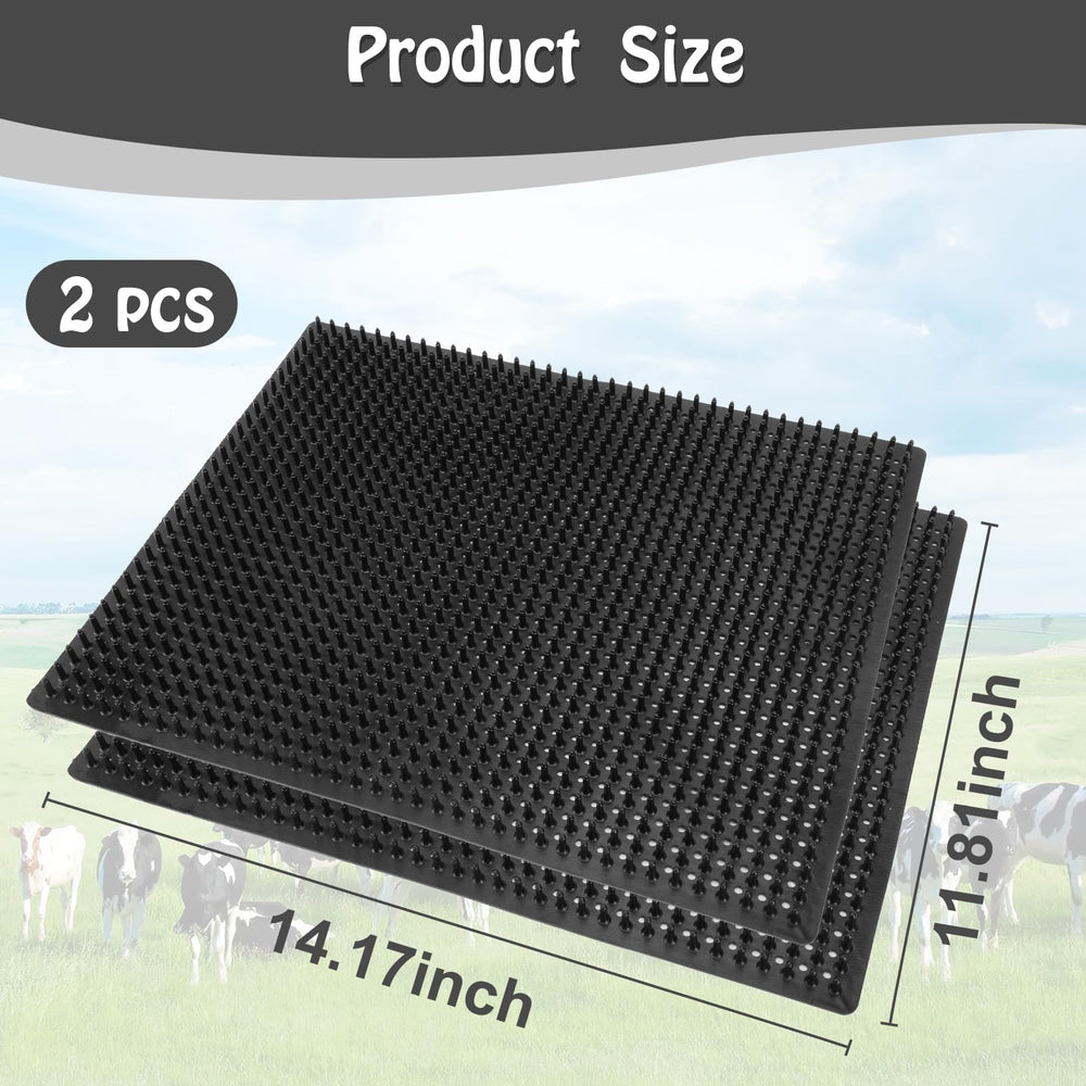 GINDOOR tapis-grattage-betail taille adaptée pour animaux de ferme