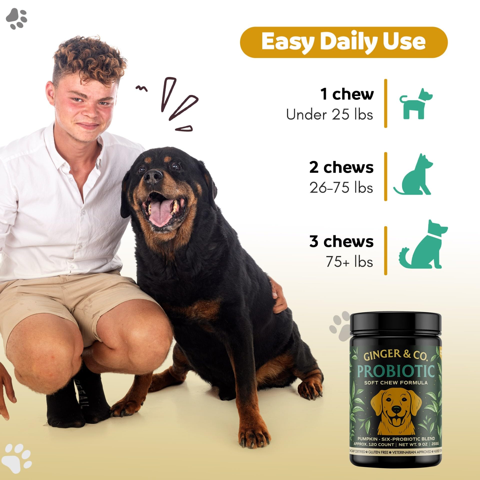 Origine nord-idaho de Ginger & Co, friandises probiotiques pour chien.