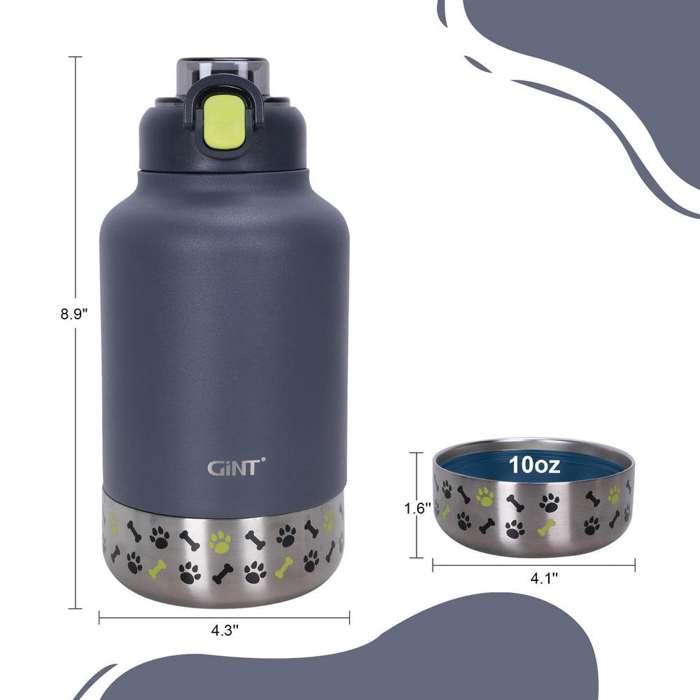 GiNT bouteille inox 37oz double paroi pour garder l’eau fraîche pendant les activités