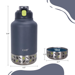 GiNT bouteille inox 37oz double paroi pour garder l’eau fraîche pendant les activités